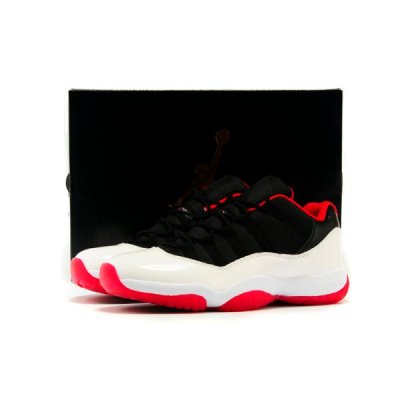 Nike Erkek Air Jordan 11 Low Beyaz / Siyah / Kırmızı Basketbol Ayakkabısı Türkiye - XOFXBWQF